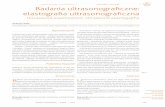 Badania ultrasonograficzne: elastografia ultrasonograficzna