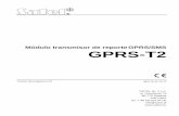 Módulo transmisor de reporte GPRS/SMS GPRS-T2