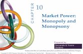 R 10 E T P A H Monopoly and C Monopsony