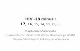 HIV -18 minus : 17, 16 15