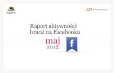 Napoleon. Raport aktywno›ci bran¼ na Facebooku - maj 2012