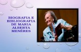 biografia e bibliografia de Maria Alberta Men©res