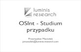 OSInt - Studium - studium آ  Sll: know, cognise S12: know, experience, live S13: know, experience, live