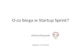 Prezentacja startup sprint