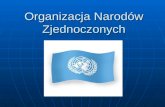 Organizacja Narod³w Zjednoczonych