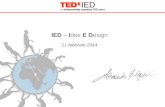 Alessandro Bulgarini TEDxIED "idee e Design"