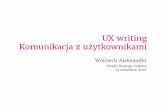 Warsztat UX writing