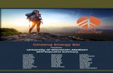 Ginseng Energy Bar - · PDF fileDirect competitors include energy bars like Clif Bar, Nature Valley Protein Chewy Bar, LÄRABAR and KIND bar. Nekoosa Foods’ focus group research