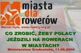 Marcin Hyła: Co zrobić, żeby Polacy jeździli na rowerach w miastach?